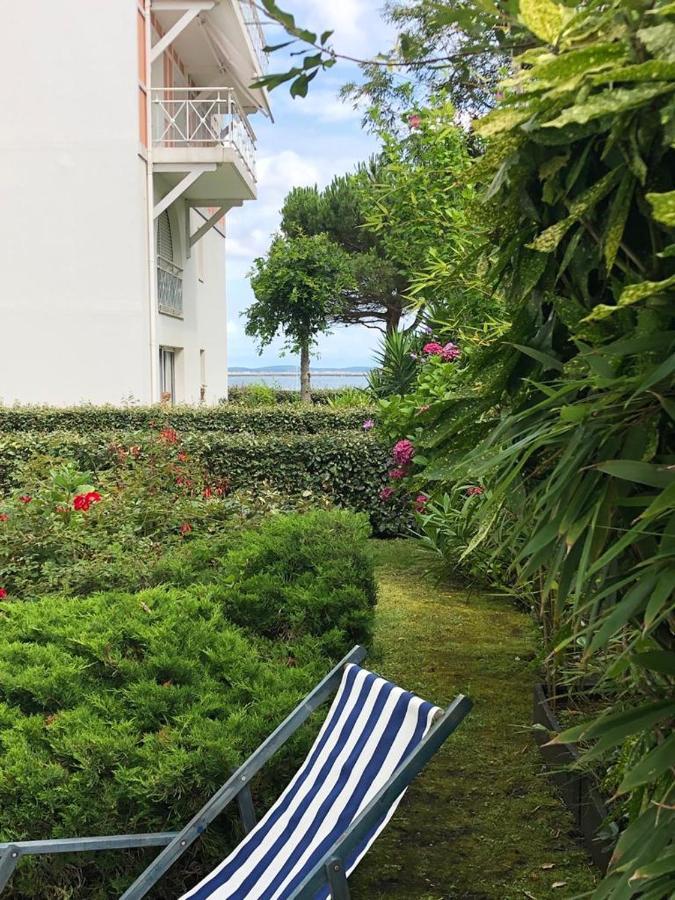 Appart Sur La Plage Pied Dans L Eau Avec Terrasse Jardin Vue Sur Le Bassin Depuis La Terrasse , Parking Arcachon Zewnętrze zdjęcie